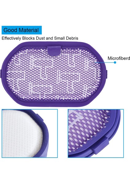 Dyson DC30 DC31 DC34 DC35 Elektrikli Süpürge Aksesuarları Için Uyumlu Yedek Hepa Filtreler Parçayı Değiştirin 917066-02 (Yurt Dışından) modelleri