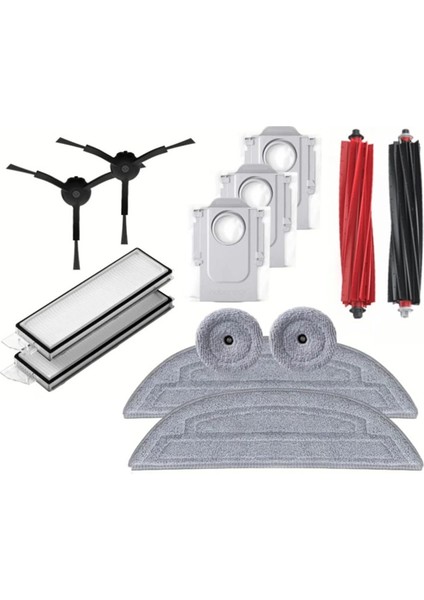 Roborock S8 MAXV Ultra Aksesuarlar için HEPA Filtre Mop Toz Çantası Roborock S8 Max Ultra Vakum Süpürge Parçaları (Yurt Dışından)