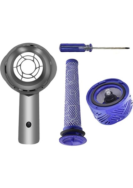 Dyson V6 DC58 DC59 DC61 DC62 DC63 DC74 Elektrikli Süpürge Için Motor Arka Kapak Takımı Ön/son Filtre Seti Aksesuarları (Yurt Dışından)