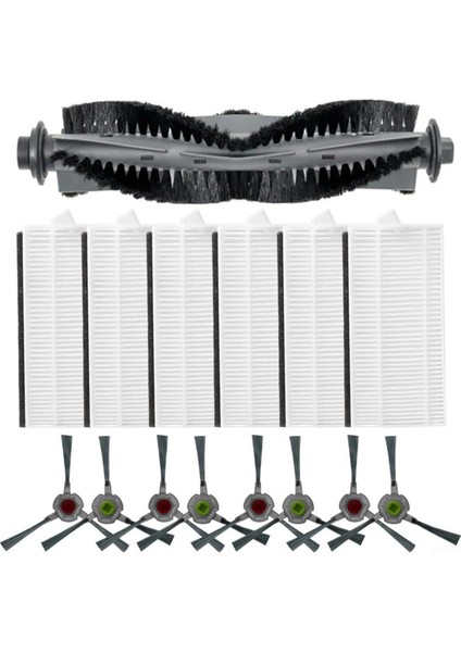 Airrobo P30 Robot için Vakum Süpürge Ana Yan Fırça Hepa Filtre Yedek Parçalar Aksesuarları (Yurt Dışından)