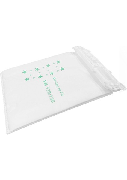 Kobold VK135 VK136 FP136 Robotik Elektrikli Süpürge Için 6 Adet Toz Torbası Yedek Aksesuarlar (Yurt Dışından) modelleri