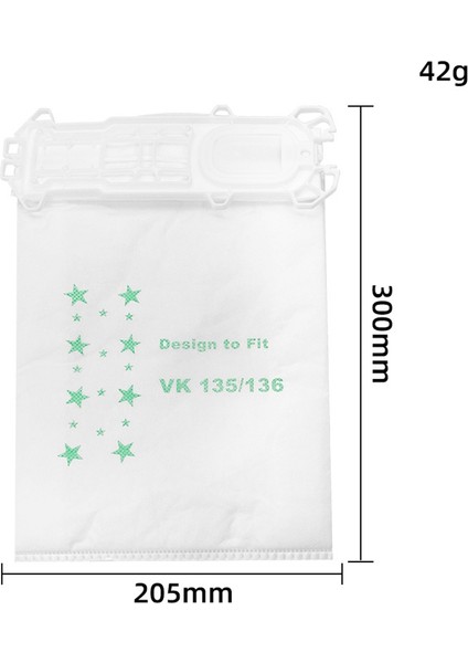 Kobold VK135 VK136 FP136 Robotik Elektrikli Süpürge Için 6 Adet Toz Torbası Yedek Aksesuarlar (Yurt Dışından) fırsatları