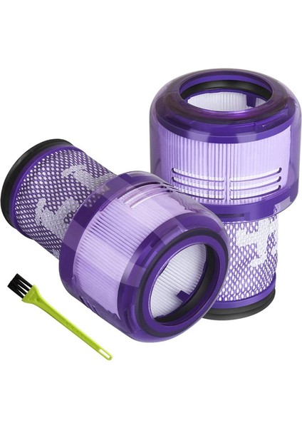 Dyson V12 Slim Için 2 Adet Hepa Filtre Mutlak Ekstra/toplam Temiz/kabarık Elektrikli Süpürge 971517-01 (Yurt Dışından)