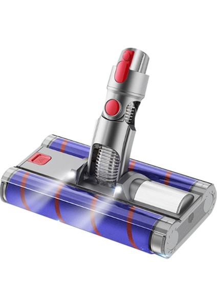 Dyson V15 V8 V7 V10 V11 Elektrikli Süpürge Ataşmanları Için Elektrikli Zemin Paspas Başlığı Çift Sıralı Rulo Fırça (Yurt Dışından)