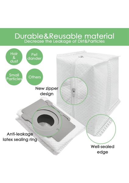 Yedek Toz Torbası Için Uyumlu Irobot Roomba I3 I3+ I7 I7+ I7PLUS S9 S9+ S9PLUS Robotlu Süpürge Aksesuarları (Yurt Dışından)