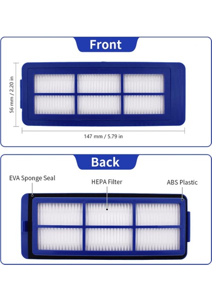 Eufy Robovac 11S Max 15C Max Robot Süpürge Aksesuarları Için Yedek Parçalar Ana Fırça Yan Fırça Hepa Filtresi (Yurt Dışından) indirimleri