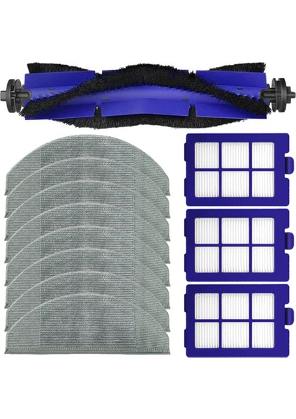 Yedek Parça Aksesuarları Ana Rulo Fırça Hepa Filtre Paspas Bezleri Anker Eufy Robovac X8 Serisi Hibrit Vakum (Yurt Dışından)