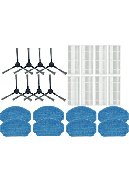 Mamnv BR150 BR151/ Zcwa BR150 BR151 / Onson BR150 BR151 Robot Süpürge Yan Fırça Paspas Bezi Için Aksesuar Kiti (Yurt Dışından) modelleri