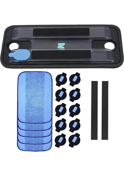 1 Set Tekerlek Lastik Paspas Pedleri Su Kapağı Irobot Braava 320 380 381 380T 390 390T Robot Süpürge Aksesuarları (Yurt Dışından)