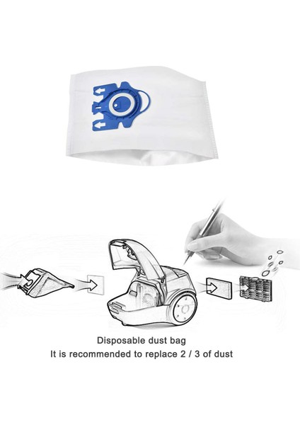 10 Adet Yedek Toz Torbaları Miele Tipi Gn Elektrikli Süpürge ve 4 Paket Filtreler S2 S5 S8 C1 C3 Elektrikli Süpürge Aksesuarları (Yurt Dışından) indirimleri