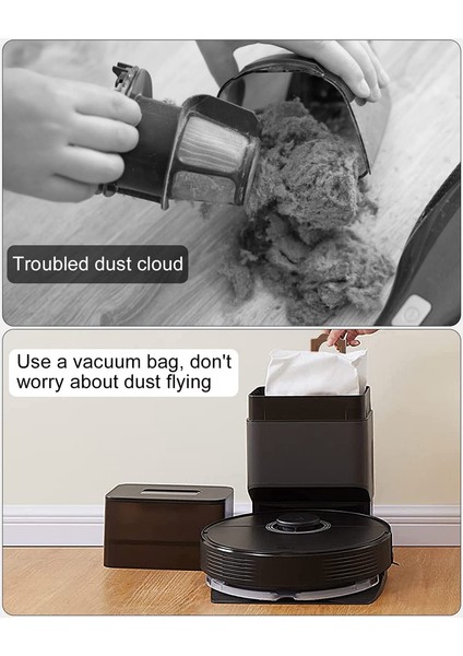Ecovacs Deebot N8/n8 Pro/n8 Pro Plus/n8 Pro Care, T9/t9+/t9 Aıvı, Yeedi Vac 2 Pro/vac Max/vac Için 12 Adet Toz Torbaları (Yurt Dışından) fırsatları