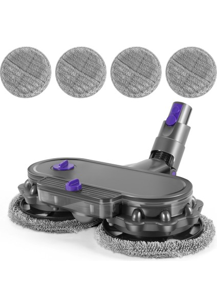 Dyson V12 Digital Slim, V10 Slim Akülü Elektrikli Süpürge Için Paspas Kafasının Değiştirilmesi, Paspas Başlığı + Su Tankı + 6 Mendil (Yurt Dışından) modelleri