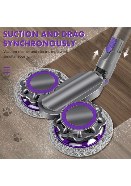 Dyson V12 Digital Slim, V10 Slim Akülü Elektrikli Süpürge Için Paspas Kafasının Değiştirilmesi, Paspas Başlığı + Su Tankı + 6 Mendil (Yurt Dışından) fırsatları