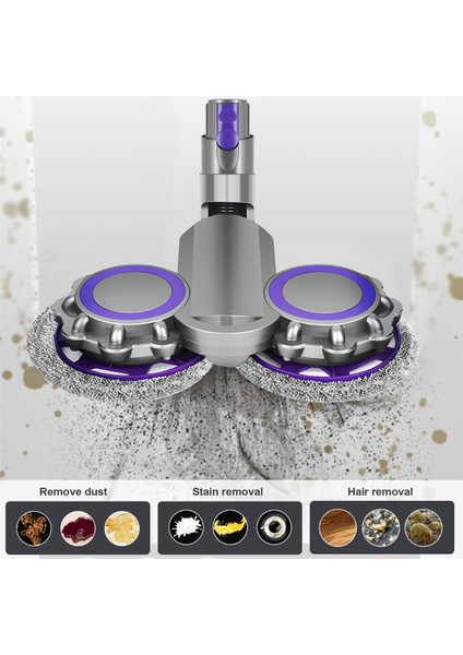 Dyson V12 Digital Slim, V10 Slim Akülü Elektrikli Süpürge Için Paspas Kafasının Değiştirilmesi, Paspas Başlığı + Su Tankı + 6 Mendil (Yurt Dışından) indirimleri