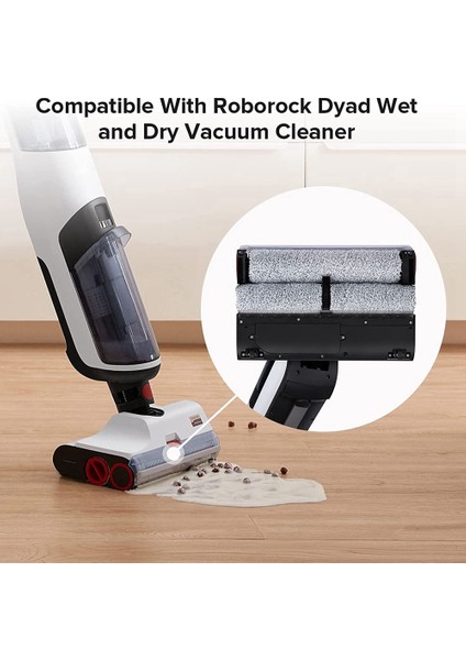 Roborock Dyad Islak ve Kuru Elektrikli Süpürge Yedek Parçaları Için Yedek Silindir Seti (Yurt Dışından) fırsatları