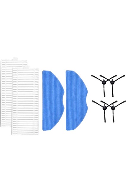 Elektrikli Süpürge Yedek Aksesuarlar 360 S8 S8 Plus Süpürme Robotu Hepa Filtre Bezi Yan Fırça Aksesuarları (Yurt Dışından)
