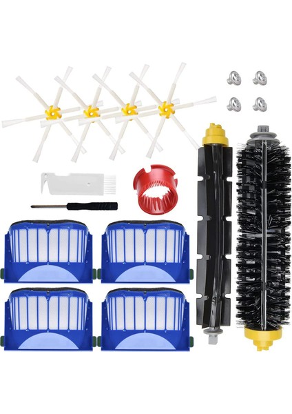 Irobot Roomba 600 694 692 690 680 660 665 651 650 614 Serisi Robotlu Süpürge Için Yedek Aksesuarlar Kiti (Yurt Dışından)