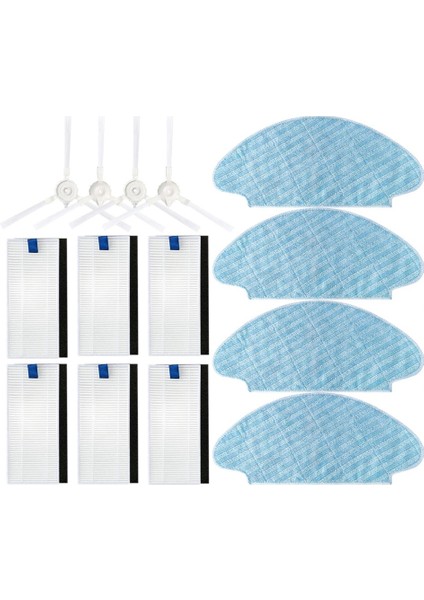 Rowenta Tefal Explorer X-Plorer 20 40 50 Serisi Isweep X3 Robotlu Süpürge Parçaları Yan Fırça Hepa Filtre Paspas Bez (Yurt Dışından)