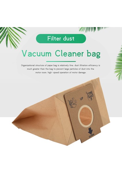10 Adet Elektrikli Süpürge Kraft Kağıt Toz Torbaları Çift Filtre Toz Torbası Fit Için Z1480 ZW1200-211 ZC1120B ZC1120R ZC1120Y ZMO1510 ZMO1511 ZMO1530 ZMO1550 Serisi (Yurt Dışından)