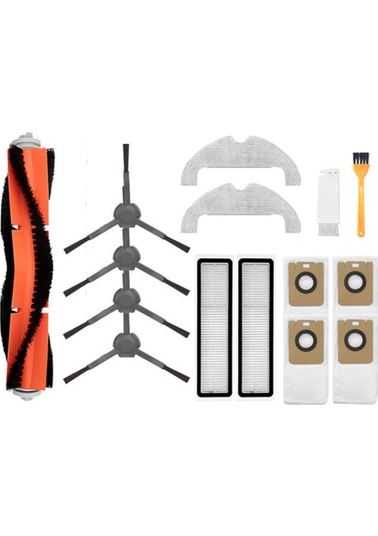 Rüya Bot Z10 Pro L10 Artı Elektrikli Süpürge Ana Fırça Filtresi Yan Fırça Paspas Bezi Toz Torbası Aksesuarları Değiştirme (Yurt Dışından)