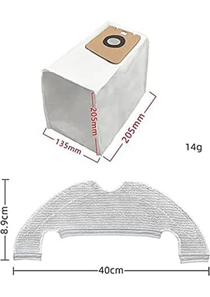 Dreame Bot L10 Plus Elektrikli Süpürge Aksesuarları Ana Fırça Yan Fırça Toz Torbası Filtreleri Yedek (Yurt Dışından) indirimleri