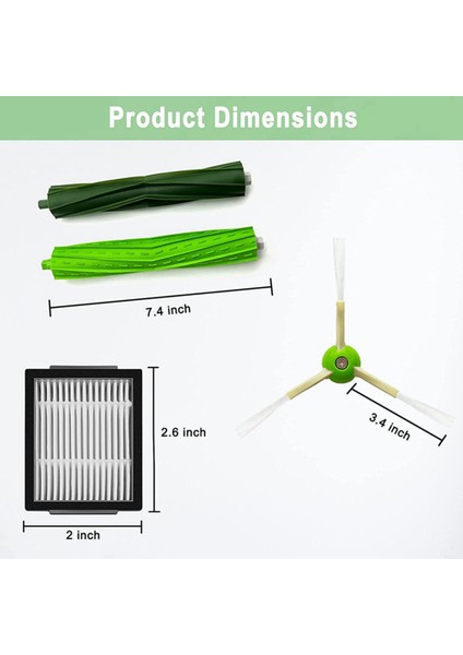Hepa Filtre Yan Fırça Irobot Roomba J7 J7PLUS E5 E6 E7 I7 I7 + I3 I4 I6 I6 + I8 Elektrikli Süpürge Temizleyici Yedek Parçalar (Yurt Dışından) fiyatları