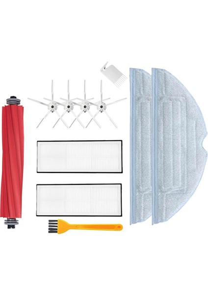 11 Adet Ana Fırça Yan Fırça Hepa Filtre Paspas Bezi Xiaomi Roborock S7 T7S T7S Artı Elektrikli Süpürge Yedek Parçaları (Yurt Dışından)