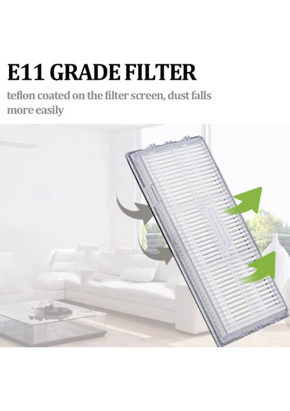 11 Adet Ana Fırça Yan Fırça Hepa Filtre Paspas Bezi Xiaomi Roborock S7 T7S T7S Artı Elektrikli Süpürge Yedek Parçaları (Yurt Dışından) indirimleri