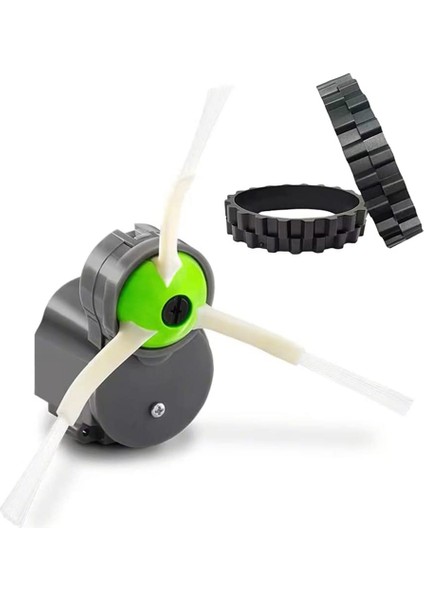 Yedek Yan Fırça Motor Modülü Parçası Jant Lastiği Irobot Roomba E6 E5 I7 500 600 700 800 900 Serisi (Yurt Dışından)