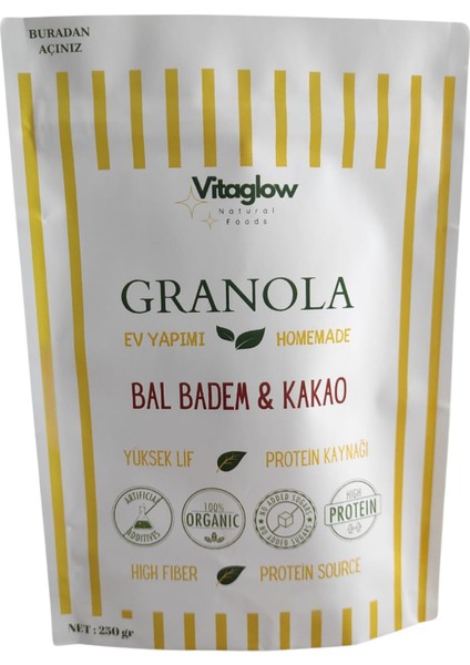 Vitaglow Granola Bal Badem &kakao