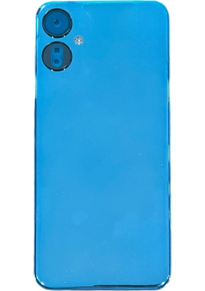 Tecno Spark 9T Uyumlu Kamera Camlı Batarya Kapağı (Mavi) NT-110919