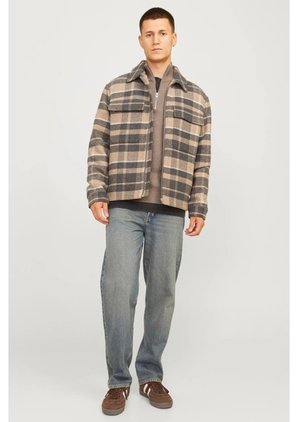 Premium Jprccmılano% 100 Pamuk Relaxed Fit Dik Yaka Kazak Erkek Kazak 12259664 fiyatları