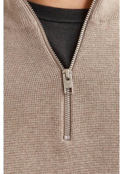 Premium Jprccmılano% 100 Pamuk Relaxed Fit Dik Yaka Kazak Erkek Kazak 12259664 indirimleri