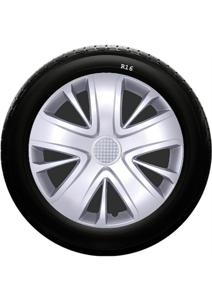 Nissan Uyumlu 16 Inc Kırılmaz Sks Jant Kapağı 1 Takım 4 Adet NO:428