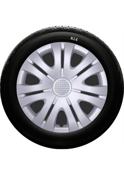 Mazda Uyumlu 16 Inc Kırılmaz Sks Jant Kapağı 1 Takım 4 Adet NO:408