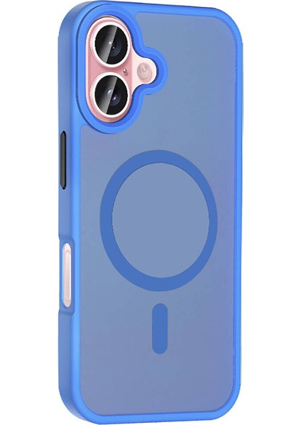 Iphone 16 Plus Kılıf Sio Wireless Şarj Özellikli Mat Arka Yüzey