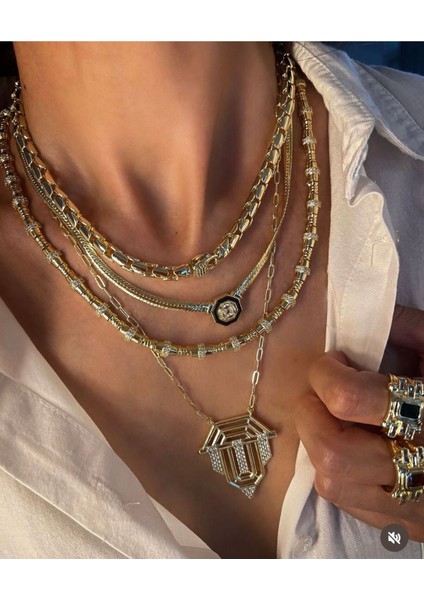 Gold Serenay (Kimler Geldi Kimler Geçti Leyla ) Kolye