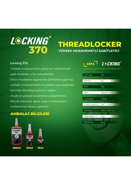 370 Sıvı Conta 50 ml