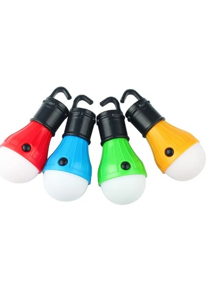 Askı Kancalı Pilli 3Modlu (Yüksek-Düşük-Flaş) Led Ampul Mini Kamp Lambası 3 Adet Aaa Pille Çalışır fiyatları