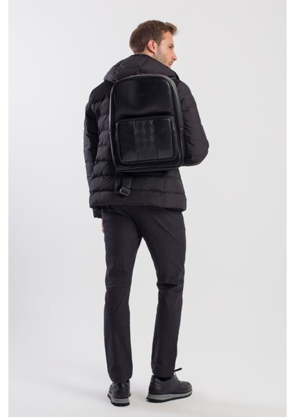 Siyah Casual Fermuarlı Sırt Çantası modelleri