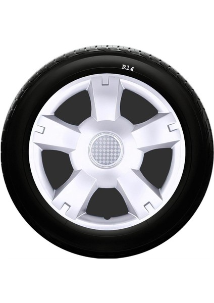 Peugeot Uyumlu 14 Inc Kırılmaz Sks Jant Kapağı 1 Takım 4 Adet NO:201