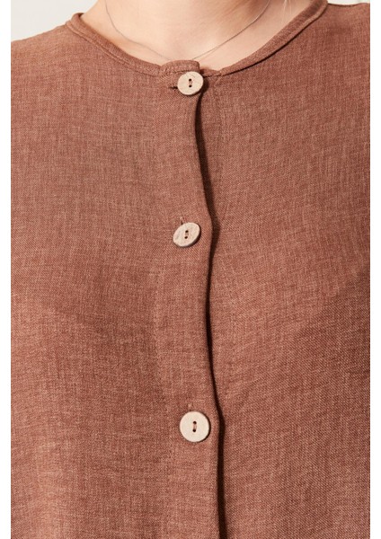 Kadın Büyük Beden Keten Ayrobin 2'li Takım fiyatları