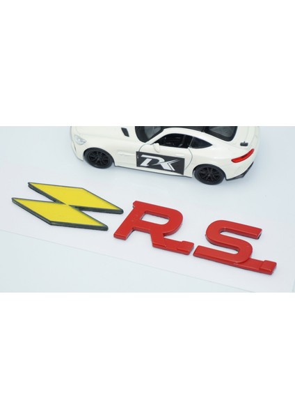 Rs Sarı Kırmızı Abs 3M Bagaj Yazı Logo Renault Ile Uyumlu modelleri