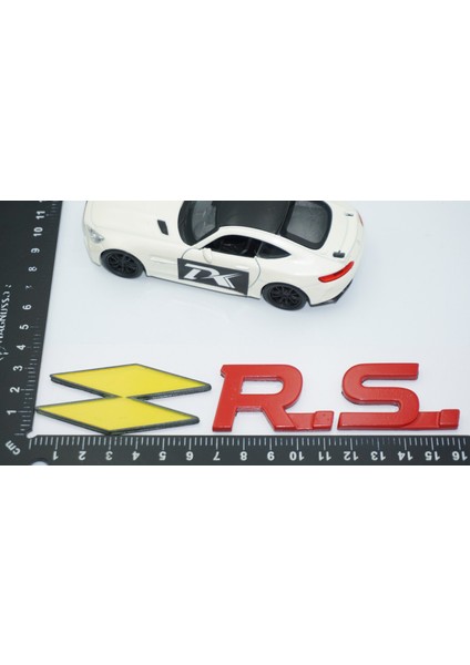 Rs Sarı Kırmızı Abs 3M Bagaj Yazı Logo Renault Ile Uyumlu fırsatları