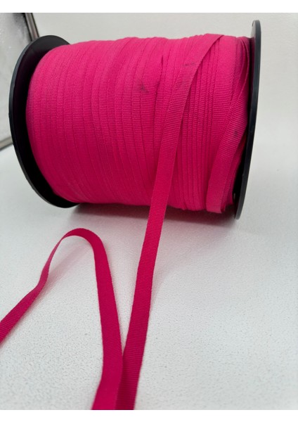 1 cm Polyester Grogren Şerit-5 Metre-Pembe fiyatları