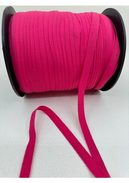 1 cm Polyester Grogren Şerit-5 Metre-Pembe modelleri