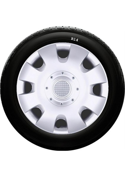 Peugeot Uyumlu 14 Inc Kırılmaz Sks Jant Kapağı 1 Takım 4 Adet NO:209