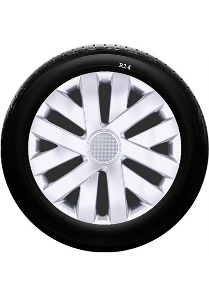 Peugeot Uyumlu 14 Inc Kırılmaz Sks Jant Kapağı 1 Takım 4 Adet NO:216