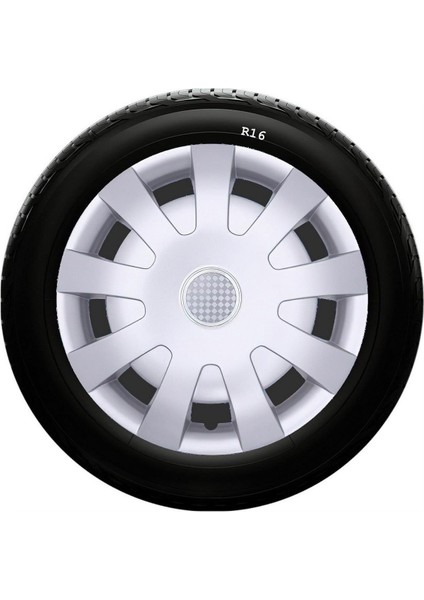 Peugeot Uyumlu 16 Inc Kırılmaz Sks Jant Kapağı 1 Takım 4 Adet NO:405