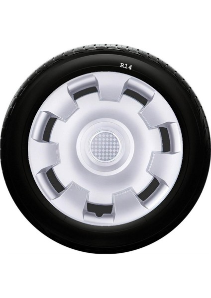 Skoda Uyumlu 14 Inc Kırılmaz Sks Jant Kapağı 1 Takım 4 Adet NO:206